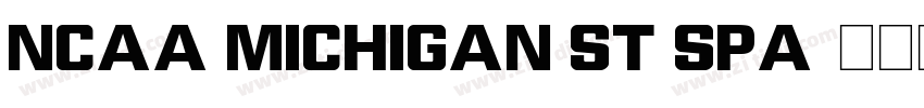 NCAA Michigan St Spa字体转换